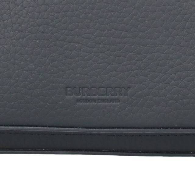 BURBERRY(バーバリー)のバーバリー 8043712 ロゴデザインレザーショルダーバッグ メンズ メンズのバッグ(ショルダーバッグ)の商品写真