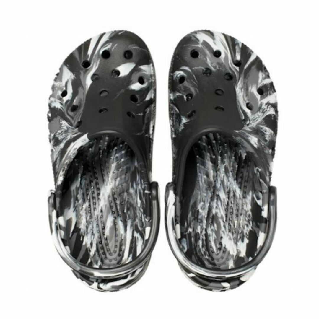 crocs(クロックス)の24cm クロックス バヤ マーブル クロッグ ブラック ホワイト メンズの靴/シューズ(サンダル)の商品写真