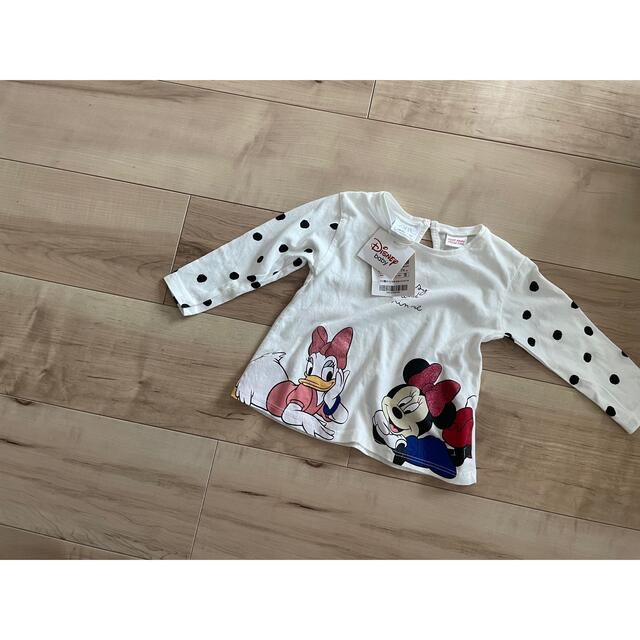 ZARA KIDS(ザラキッズ)のZARA Disney ミニー デイジー ロンT キッズ/ベビー/マタニティのベビー服(~85cm)(Ｔシャツ)の商品写真