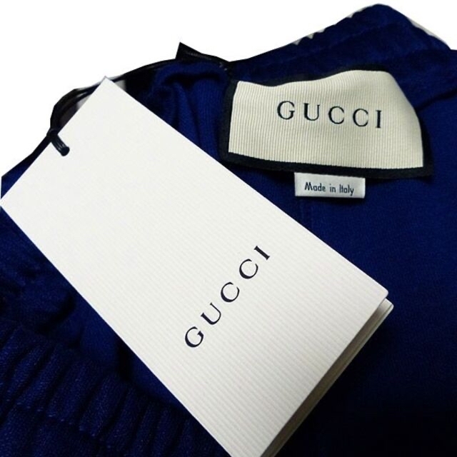 【新品】GUCCI 20SS イージー ショート パンツ ネイビー L