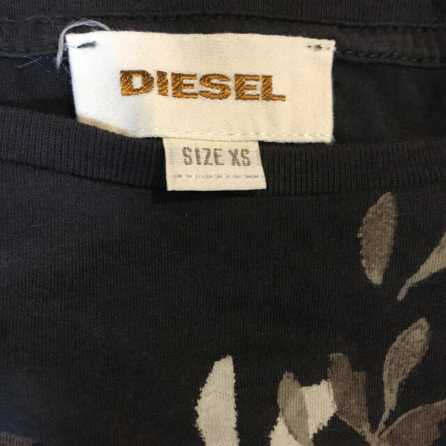 DIESEL(ディーゼル)の★美品★ DIESELディーゼル　七分袖カットソー　xs レディースのトップス(カットソー(長袖/七分))の商品写真