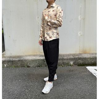 【新品】GUCCI 20SS 総柄 シルク シャツ アイボリー 46