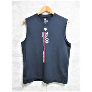 デサント(DESCENTE)の☆デサント ロゴ プリント タンクトップ Tシャツ/メンズ/M☆新作モデル(タンクトップ)