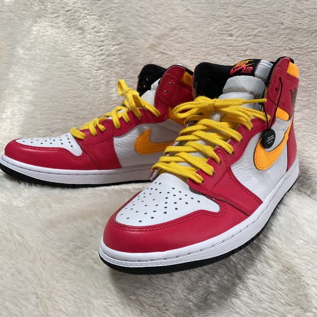 NIKE(ナイキ)のAIR JORDAN1 HIGH OG “LIGHT FUSION RED”27 メンズの靴/シューズ(スニーカー)の商品写真