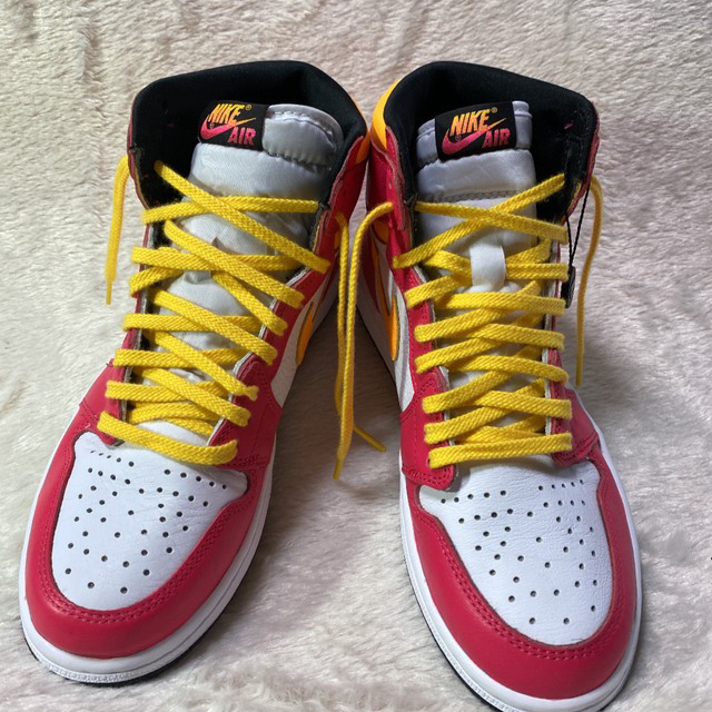 NIKE(ナイキ)のAIR JORDAN1 HIGH OG “LIGHT FUSION RED”27 メンズの靴/シューズ(スニーカー)の商品写真