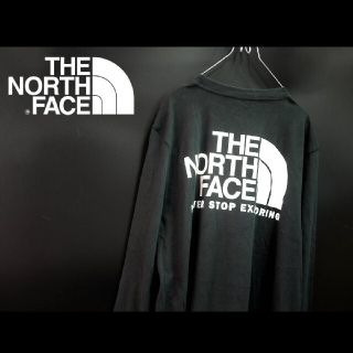 ザノースフェイス(THE NORTH FACE)のL新品ノースフェイスバックプリント L/S THROWBACK TEE  ﾛﾝT(Tシャツ/カットソー(七分/長袖))