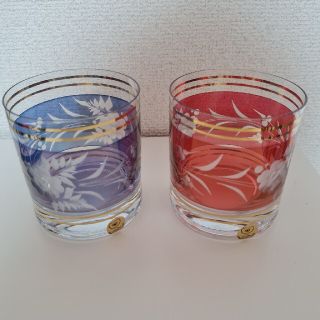 ボヘミア クリスタル(BOHEMIA Cristal)の【新品 未使用】BOHEMIA GLASS ボヘミアンペアグラス(グラス/カップ)