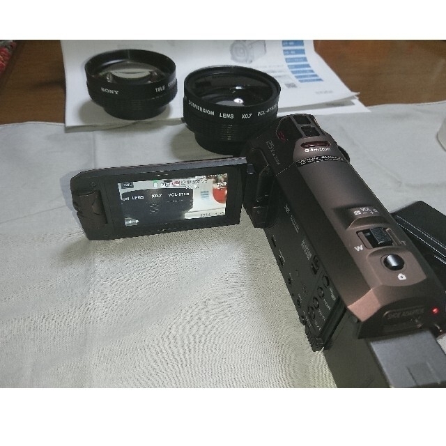 HC-WX995M テレコン おまけ IR850 赤外線フィルター 他付属品