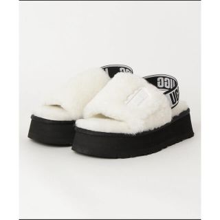 アグ(UGG)のUGG Disco Slide (WHITE)(サンダル)