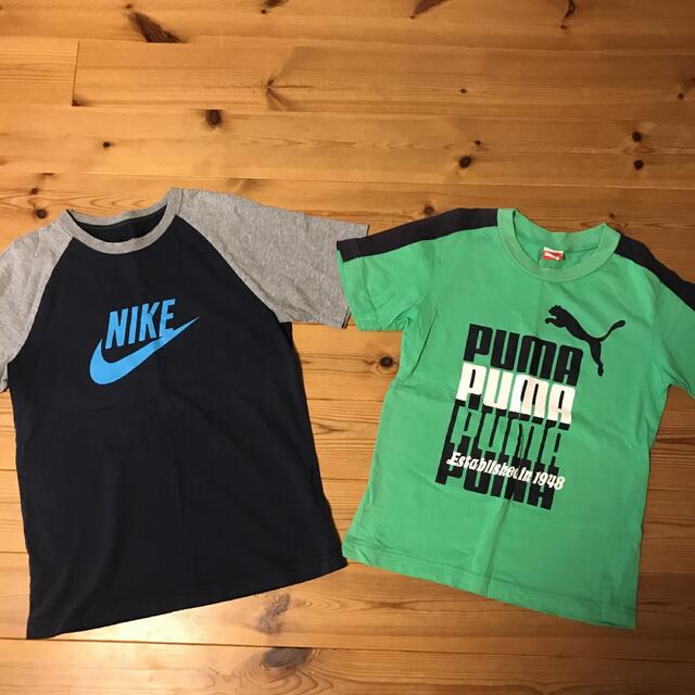 NIKE(ナイキ)のナイキNIKE  プーマ ＰＵMA140サイズTシャツセット キッズ/ベビー/マタニティのキッズ服男の子用(90cm~)(Tシャツ/カットソー)の商品写真