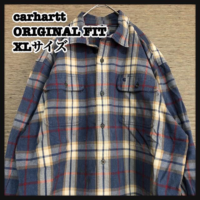 carhartt - 【カーハート】長袖シャツ チェック 刺繍ロゴ ワンポイント