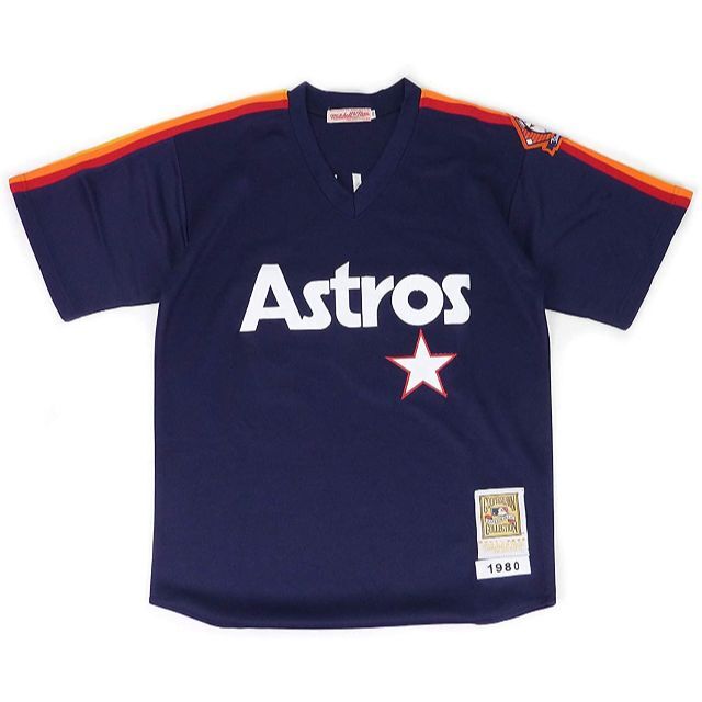 ミッシェラ＆ネス MLB アストロズ No.34 レプリカジャージ 48 (M)