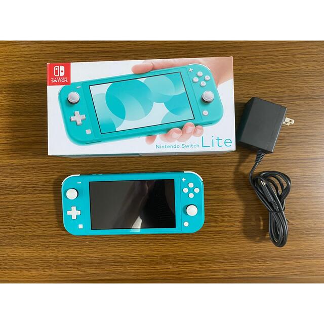 Nintendo Switch(ニンテンドースイッチ)のSwitchライト　ターコイズ　 エンタメ/ホビーのゲームソフト/ゲーム機本体(携帯用ゲーム機本体)の商品写真