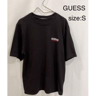 ゲス(GUESS)のゲス GUESS Tシャツ カットソー 半袖 ブラック プリント S メンズ(Tシャツ/カットソー(半袖/袖なし))