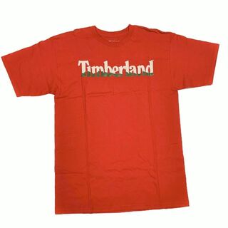 ティンバーランド(Timberland)のTimberland ティンバーランド ブランドロゴ Tシャツ レッド L(Tシャツ/カットソー(半袖/袖なし))
