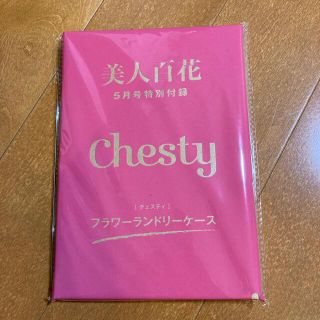 チェスティ(Chesty)の美人百花付録　チェスティフラワーランドリーケース(ポーチ)