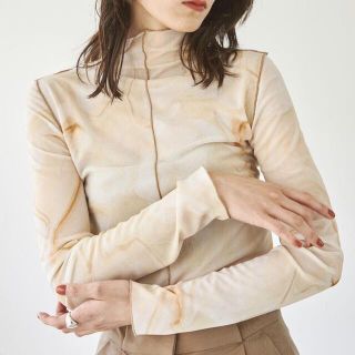 トゥデイフル(TODAYFUL)のTODAYFUL marble turtle tops☆GW限定価格(カットソー(長袖/七分))