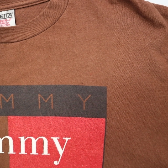 TOMMY HILFIGER(トミーヒルフィガー)の90s ビンテージ トミーヒルフィガー ロンT 長袖 ロング Tシャツ 90年代 メンズのトップス(Tシャツ/カットソー(七分/長袖))の商品写真
