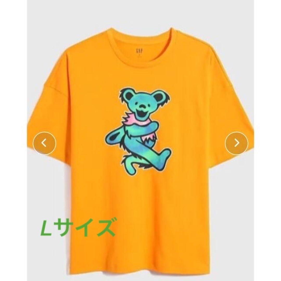 GAP(ギャップ)の新品タグ付き未開封☆ グレイトフル・デッドTシャツ☆Ｌ メンズのトップス(Tシャツ/カットソー(半袖/袖なし))の商品写真