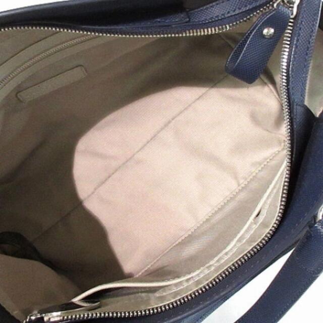 LACOSTE(ラコステ)のラコステ バッグ ハンド ショルダー 2way PVC ロゴ 紺 ネイビー 鞄 レディースのバッグ(ハンドバッグ)の商品写真