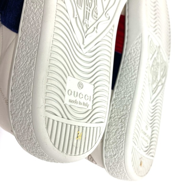 GUCCI - グッチ GUCCI BEE 蜂 524989 リボン ローカット GUCCI - グッチ GUCCI BEE 蜂 524989 リボン ローカット