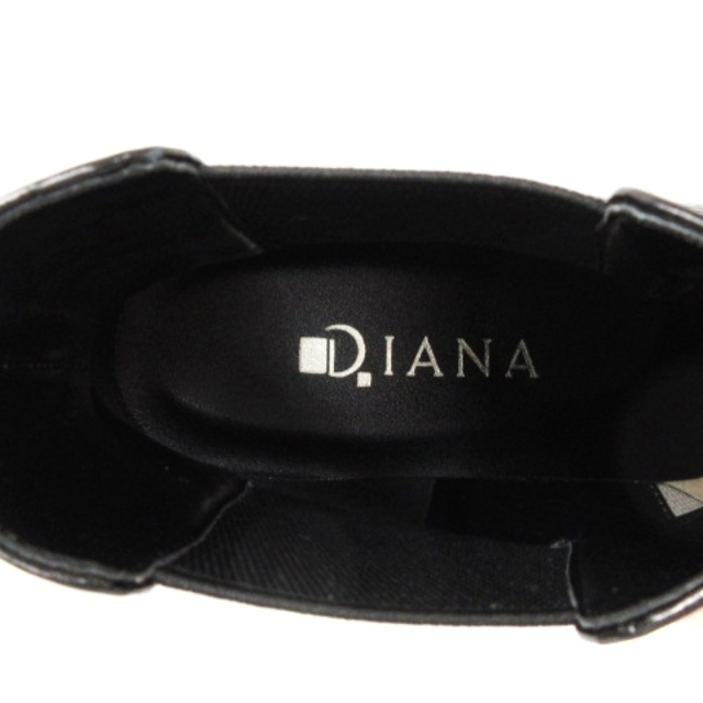 DIANA(ダイアナ)のダイアナ サイドゴア ブーツ クロコ型押し KW63389 ブラック 24 レディースの靴/シューズ(ブーツ)の商品写真