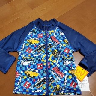 【新品】キッズ　トミカラッシュガード　チャック付(水着)