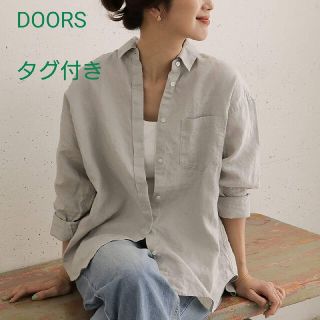 アーバンリサーチドアーズ(URBAN RESEARCH DOORS)のシャーロック様専用  DOORS 新品  リネンワイドシャツ(シャツ/ブラウス(長袖/七分))