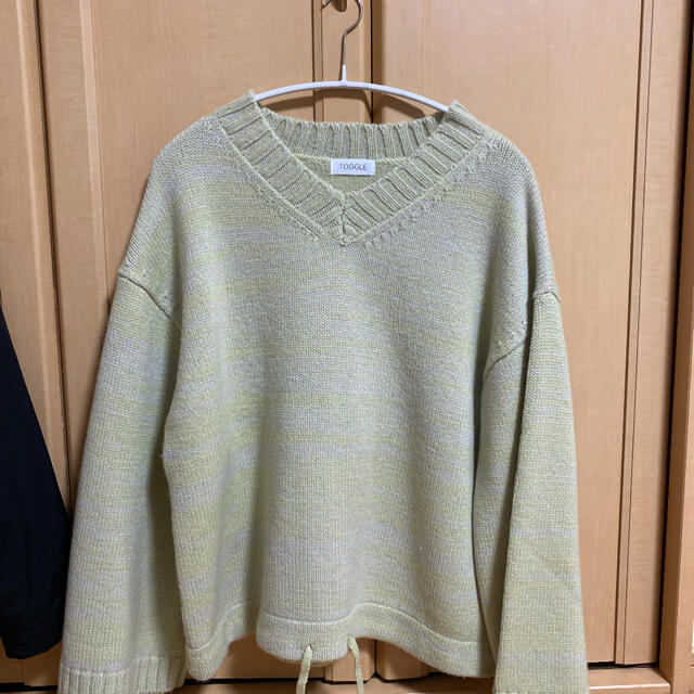 toggle 21 aw vネック　low gauge knit