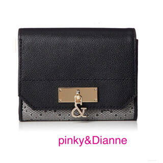ピンキーアンドダイアン(Pinky&Dianne)のPinky&Dian ピンキーアンドダイアン 折財布 スパイダー ブラック (財布)