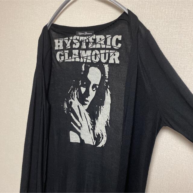 HYSTERIC GLAMOUR(ヒステリックグラマー)のヒステリックグラマー　ロングカーディガン　デカロゴ　ヒステリックガール レディースのトップス(カーディガン)の商品写真