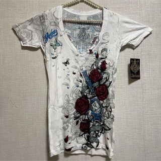 エドハーディー(Ed Hardy)のArchaic AFFLICTION ON MY WAY Heart 新品(Tシャツ(半袖/袖なし))