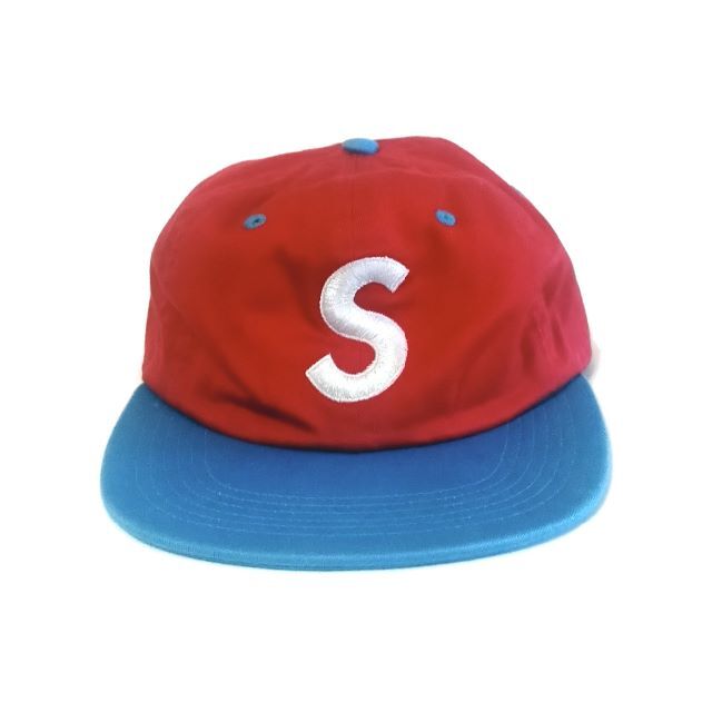 SUPREMEシュプリーム S LOGO 6-PANELキャップ レッド