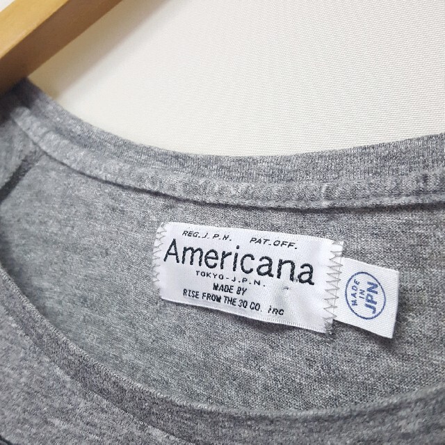 AMERICANA(アメリカーナ)の★日本製 Americana プリント ラグラン カットソー ロンT レディースのトップス(Tシャツ(長袖/七分))の商品写真