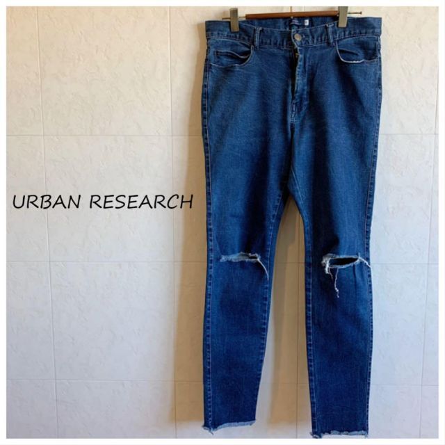 URBAN RESEARCH(アーバンリサーチ)のURBAN RESEARCH ジーンズ デニム ダメージ加工 レディースのパンツ(デニム/ジーンズ)の商品写真