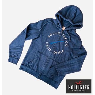 ホリスター(Hollister)のHOLLISTER (ホリスター) メンズ パーカー ネイビー Mサイズ (パーカー)