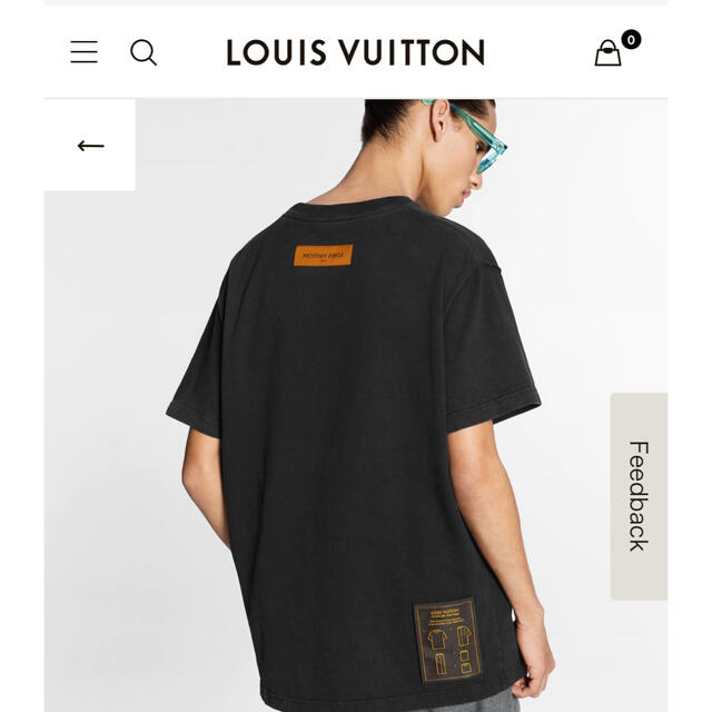 ルイヴィトン Tシャツ インサイドアウト ステープル グレー ユーズド