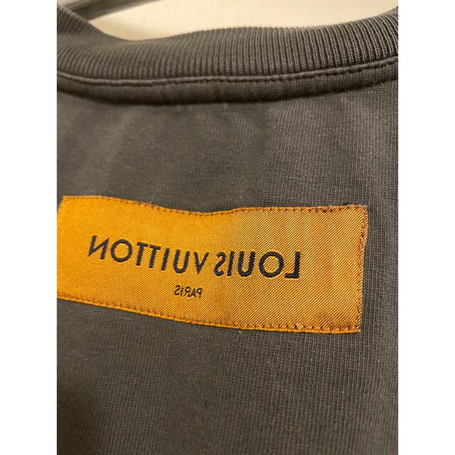 ルイヴィトン Tシャツ インサイドアウト ステープル グレー ユーズド