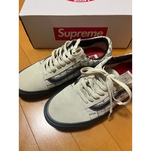 supreme vans old skool pro 28 送料込 ブラック