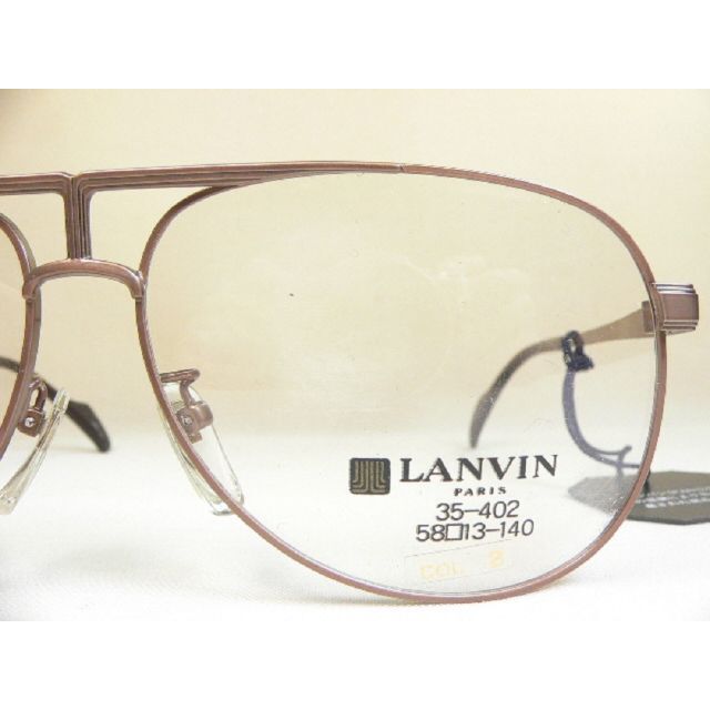 LANVIN - LANVIN ヴィンテージ 眼鏡 フレーム ティアドロップ ランバン