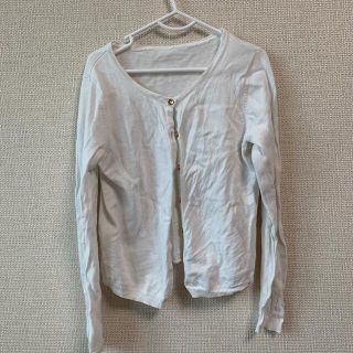 エイチアンドエム(H&M)のH&M 白　カーディガン♡120cm(カーディガン)