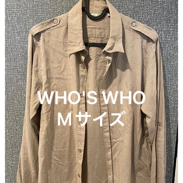 WHO'S WHO(フーズフー)のWHO'S WHO シャツ　Mサイズ メンズのトップス(シャツ)の商品写真