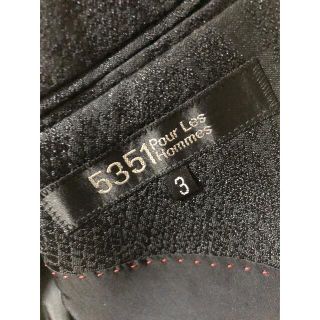 5351 POUR LES HOMMES蛇柄テーラードジャケットロック 3サイズ