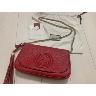 グッチ(Gucci)のGUCCI グッチ　ソーホーチェーンショルダーバック(ショルダーバッグ)