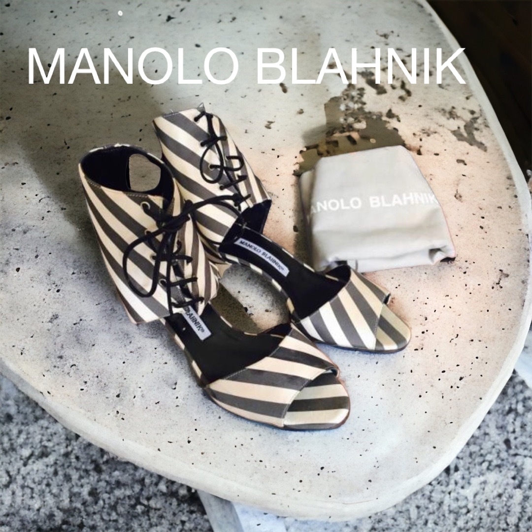 新品未使用!! Manolo Blahnik マノロブラニク サンダル