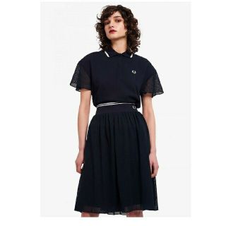 フレッドペリー(FRED PERRY)の【値下げ】FRED PERRY   MeshTennis Skirt 【UK8】(ひざ丈スカート)