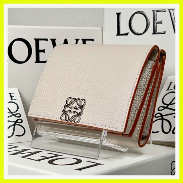 お値下げ！ LOEWE ロエベ 三つ折財布 ミニウォレット ベージュ