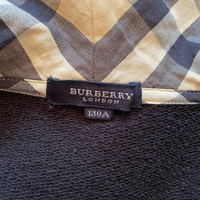 BURBERRY(バーバリー)のバーバリー　キッズ☆パーカー☆size130㎝ キッズ/ベビー/マタニティのキッズ服女の子用(90cm~)(ジャケット/上着)の商品写真