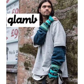 グラム(glamb)のglamb半袖レイヤードビッグシルエットスウェット ネイビー(スウェット)