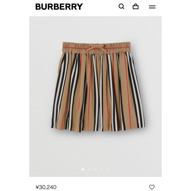 BURBERRY(バーバリー)の【専用出品】バーバリー　キッズ☆ショートパンツ☆size8 キッズ/ベビー/マタニティのキッズ服女の子用(90cm~)(パンツ/スパッツ)の商品写真